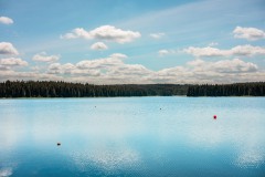 Talsperre Carlsfeld, Erzgebirge, Mai 2020