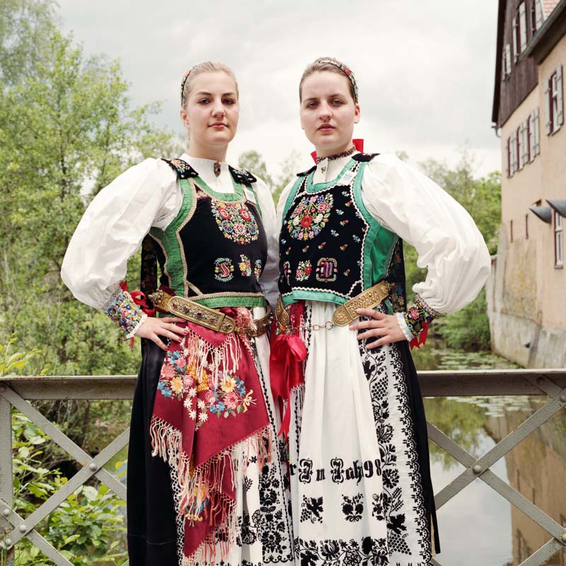 German transylvanian traditional costumes